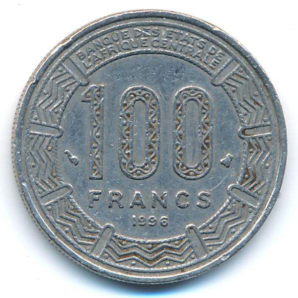 Центральная Африка, 100 франков (1996 г.)