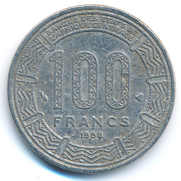 Центральная Африка, 100 франков (1998 г.)