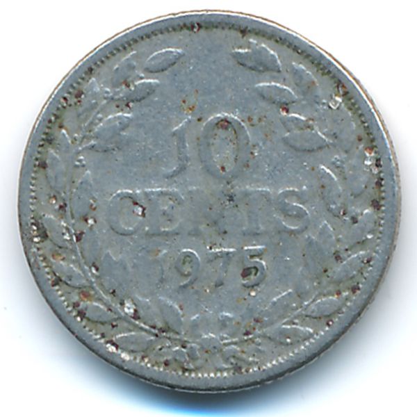 Либерия, 10 центов (1975 г.)