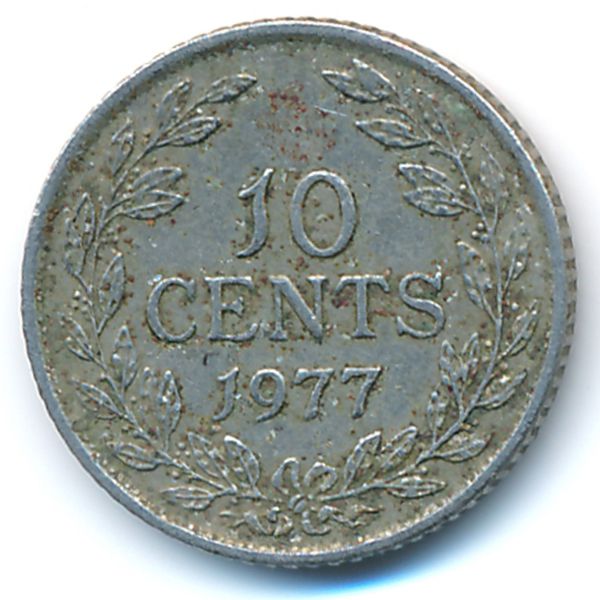Либерия, 10 центов (1977 г.)