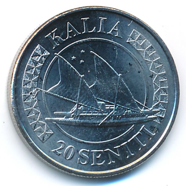 Тонга, 20 сенити (2015 г.)
