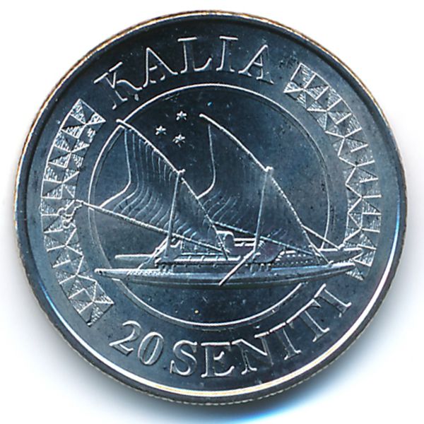 Тонга, 20 сенити (2015 г.)