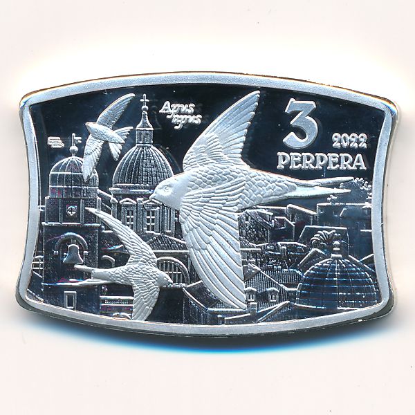 Дубровницкая республика., 3 перпера (2022 г.)