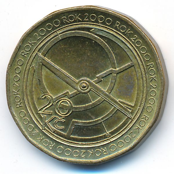 Чехия, 20 крон (2000 г.)