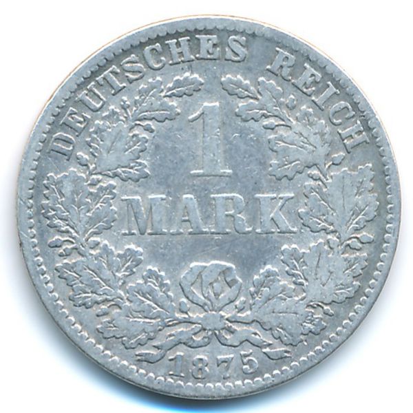 Германия, 1 марка (1875 г.)