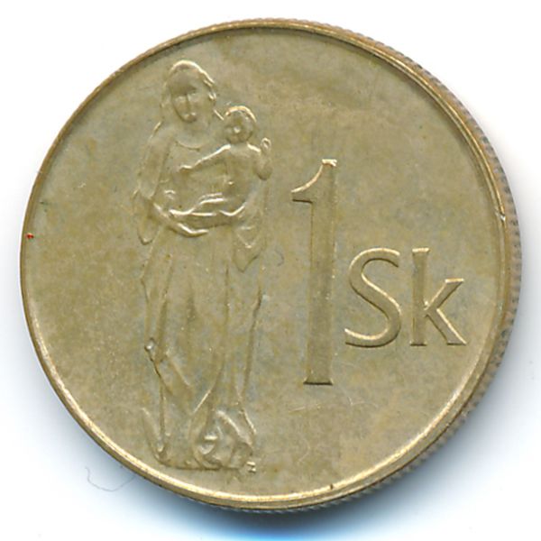 Словакия, 1 крона (1995 г.)
