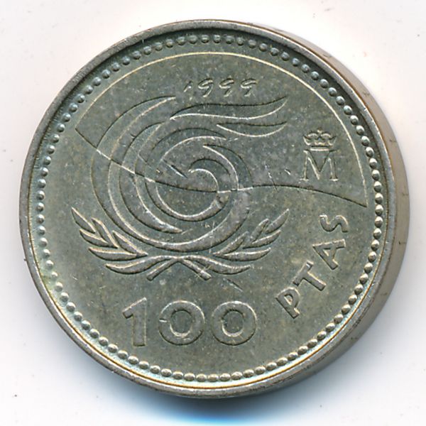 Испания, 100 песет (1999 г.)