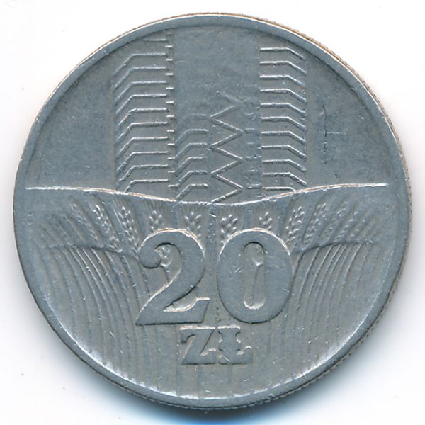 Польша, 20 злотых (1974 г.)
