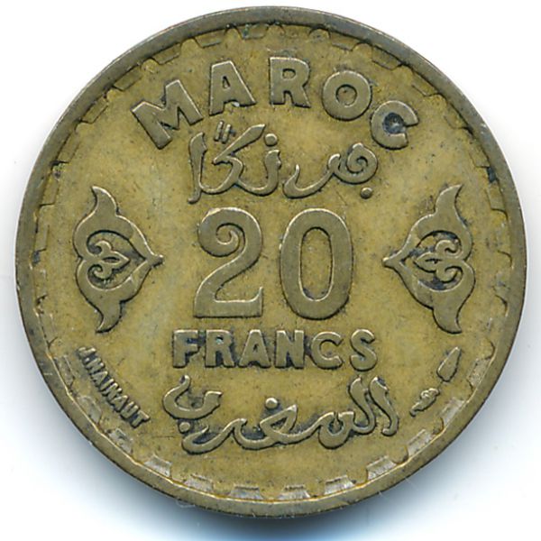 Марокко, 20 франков (1951 г.)