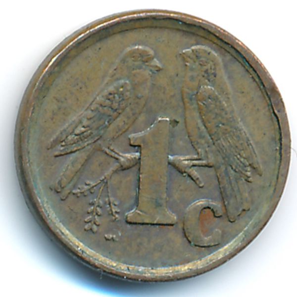 ЮАР, 1 цент (1991 г.)