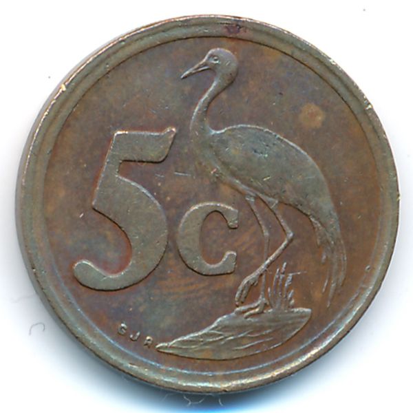 ЮАР, 5 центов (1990 г.)