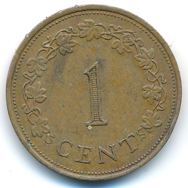 Мальта, 1 цент (1972 г.)