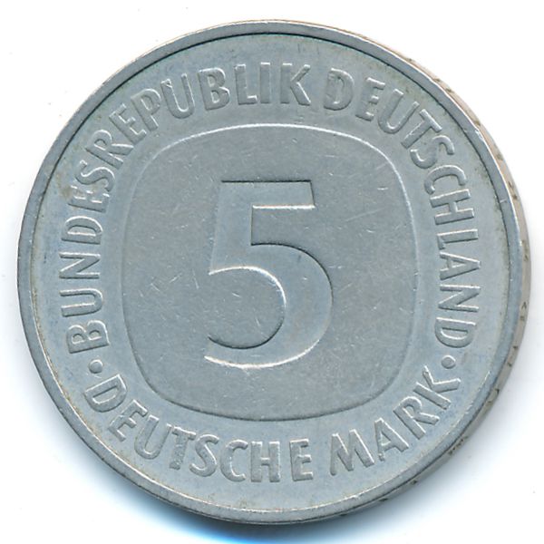 ФРГ, 5 марок (1975 г.)