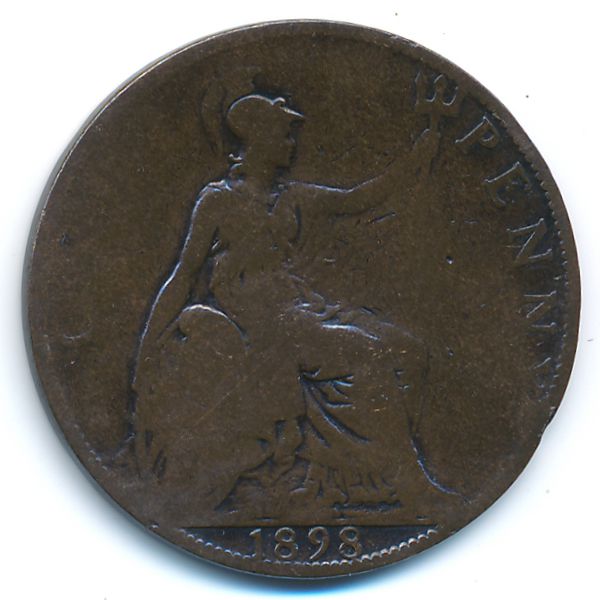 Великобритания, 1 пенни (1898 г.)