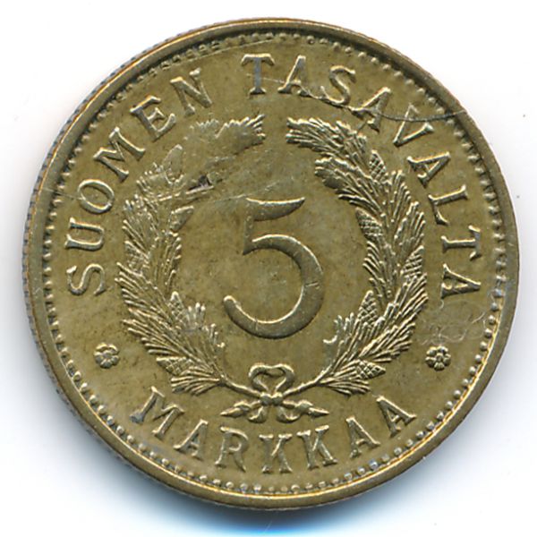 Финляндия, 5 марок (1951 г.)