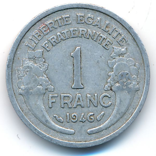 Франция, 1 франк (1946 г.)