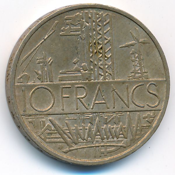 Франция, 10 франков (1976 г.)
