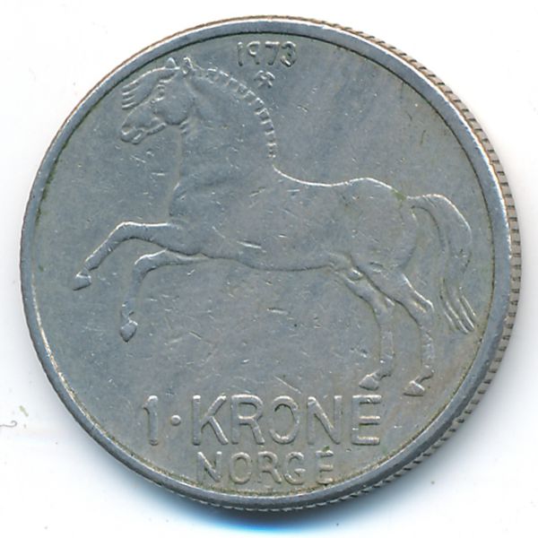 Норвегия, 1 крона (1973 г.)