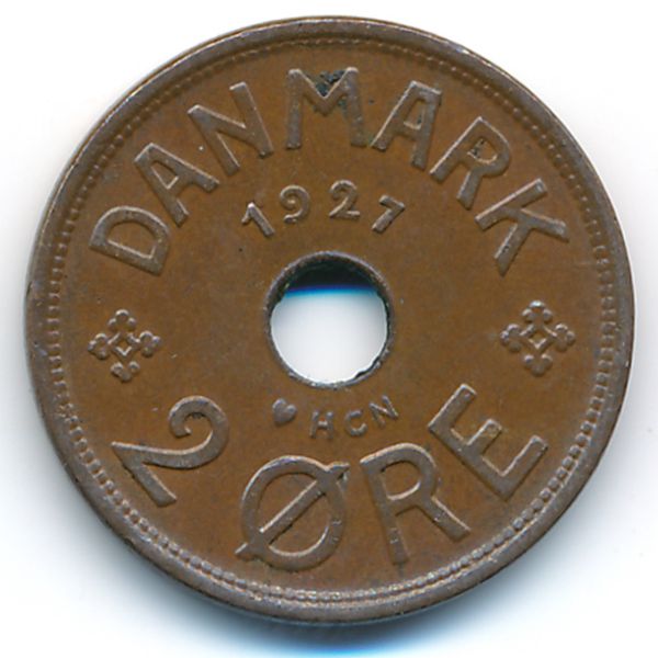 Дания, 2 эре (1927 г.)