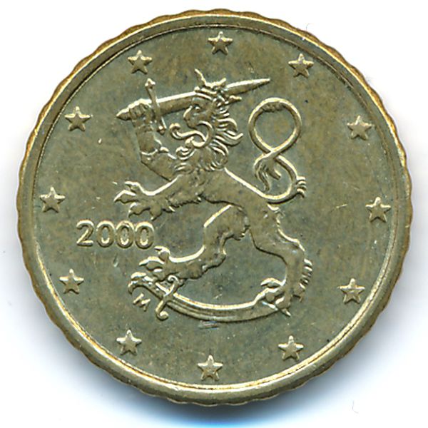 Финляндия, 10 евроцентов (2000 г.)