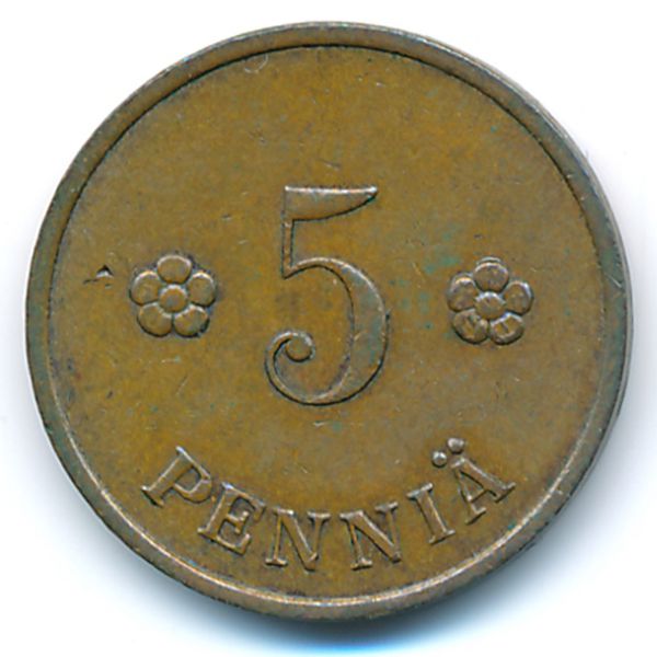 Финляндия, 5 пенни (1935 г.)