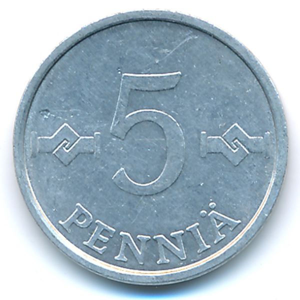 Финляндия, 5 пенни (1988 г.)