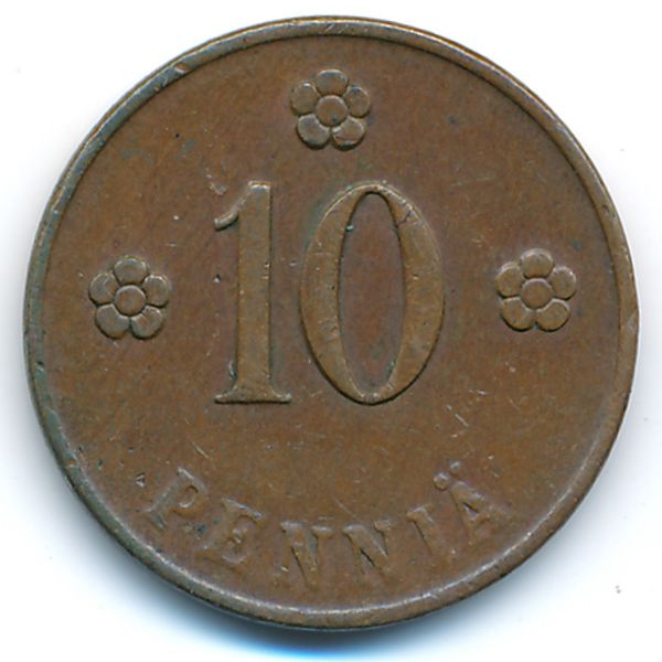 Финляндия, 10 пенни (1921 г.)
