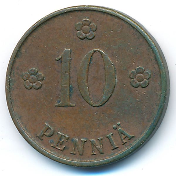 Финляндия, 10 пенни (1924 г.)