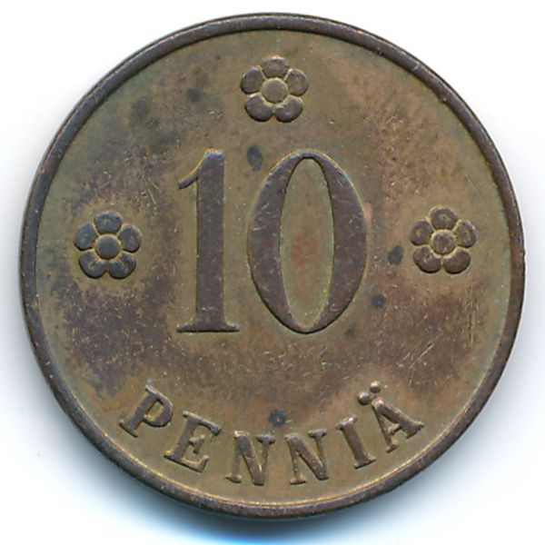 Финляндия, 10 пенни (1928 г.)