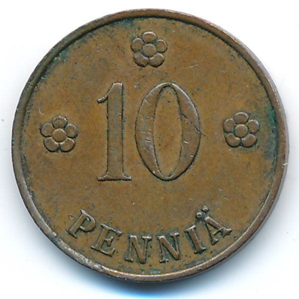 Финляндия, 10 пенни (1930 г.)