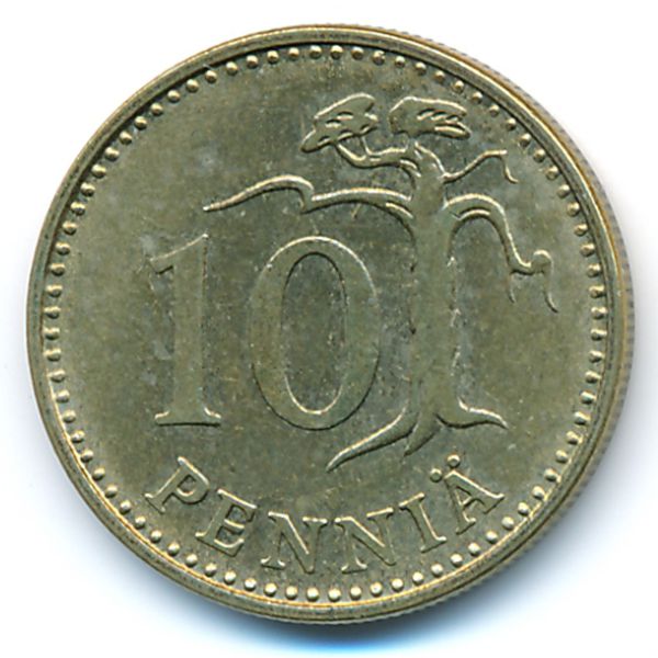 Финляндия, 10 пенни (1968 г.)