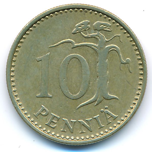 Финляндия, 10 пенни (1972 г.)