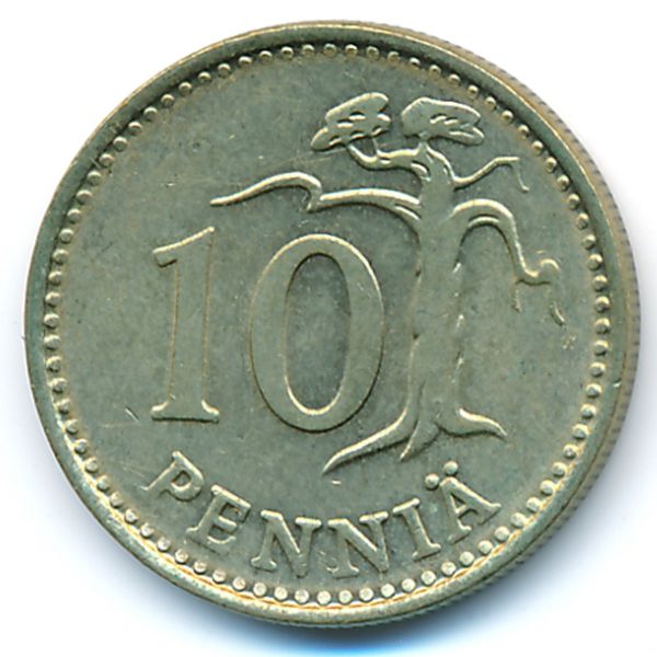 Финляндия, 10 пенни (1980 г.)