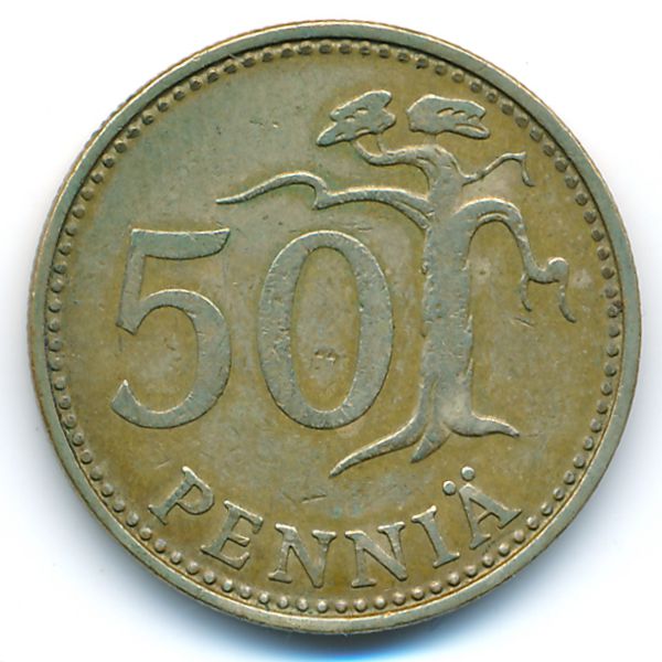 Финляндия, 50 пенни (1971 г.)