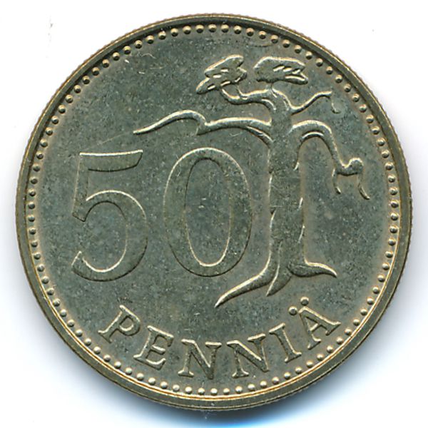 Финляндия, 50 пенни (1972 г.)