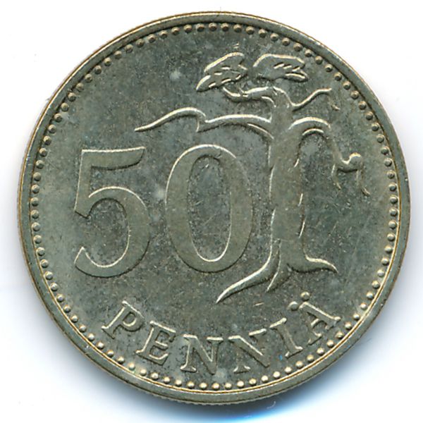 Финляндия, 50 пенни (1977 г.)