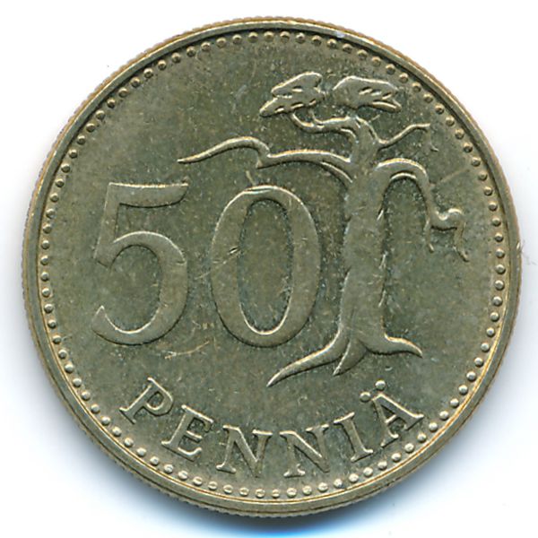 Финляндия, 50 пенни (1983 г.)