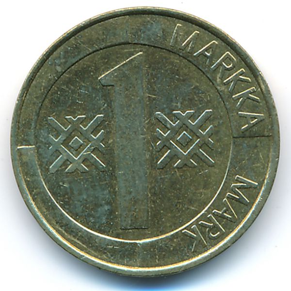 Финляндия, 1 марка (1998 г.)