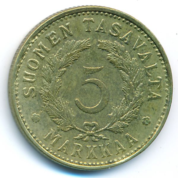 Финляндия, 5 марок (1949 г.)