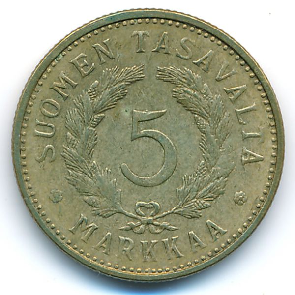 Финляндия, 5 марок (1951 г.)