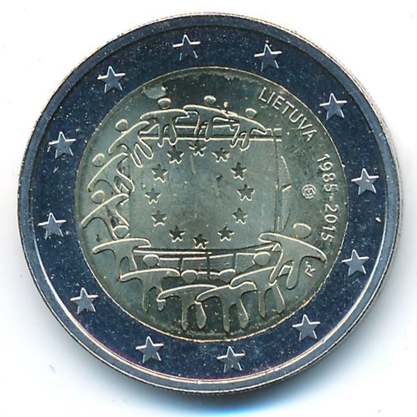 Литва, 2 евро (2015 г.)