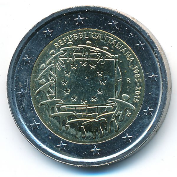 Италия, 2 евро (2015 г.)
