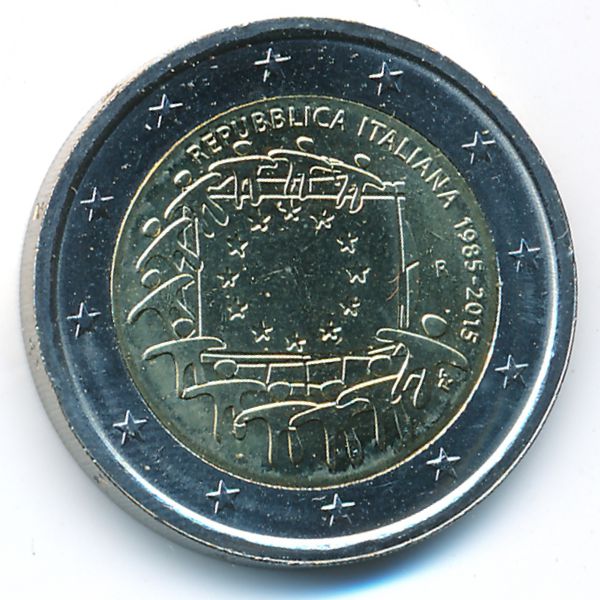 Италия, 2 евро (2015 г.)