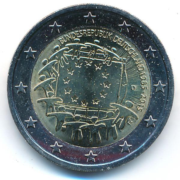 Германия, 2 евро (2015 г.)