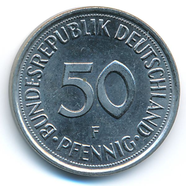ФРГ, 50 пфеннигов (1977 г.)