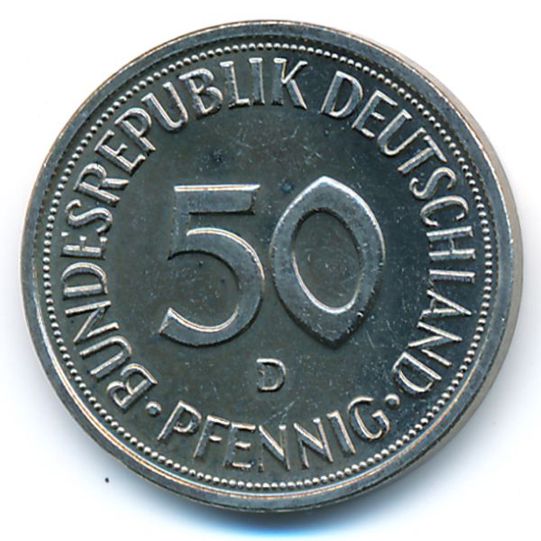 ФРГ, 50 пфеннигов (1983 г.)