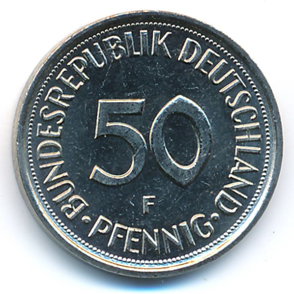 ФРГ, 50 пфеннигов (1990 г.)