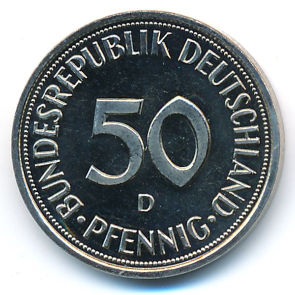 ФРГ, 50 пфеннигов (1991 г.)