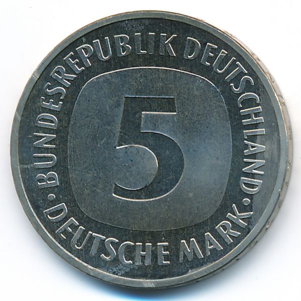 ФРГ, 5 марок (1989 г.)