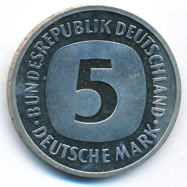 ФРГ, 5 марок (1989 г.)